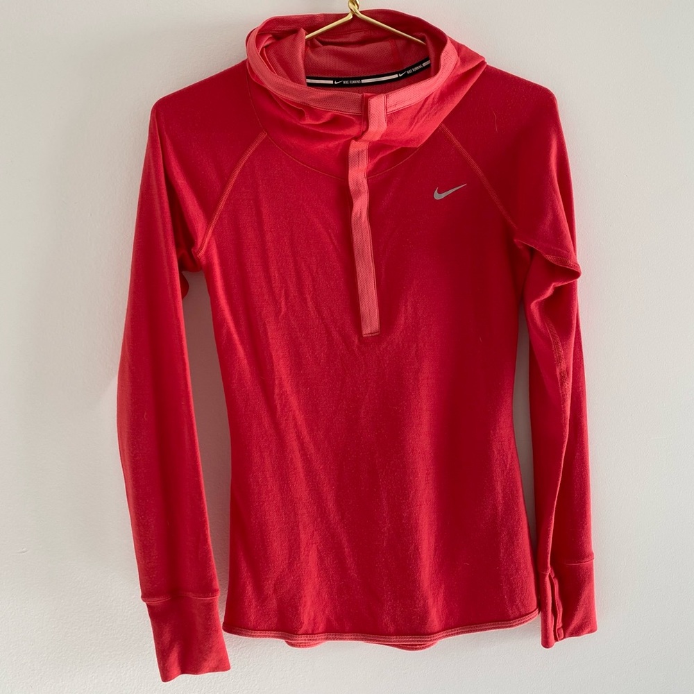 Nike Running Funnel Neck Buttoned Pullover